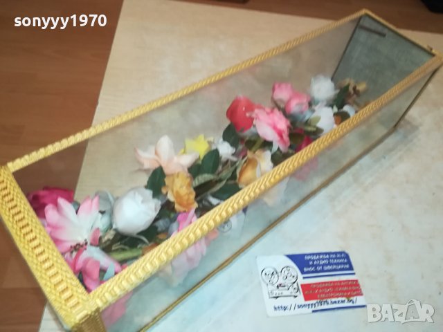 цвете 41см внос франция 1610231351, снимка 5 - Антикварни и старинни предмети - 42593728