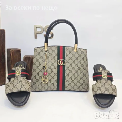 Gucci Дамски Чехли Гучи - Различни Цветове Код SB-26, снимка 3 - Чехли - 55722221