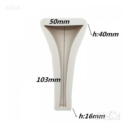 3D дамски XXL супер висок ток за обувка силиконов молд декорация украса фондан торта мъфини и др, снимка 2 - Форми - 20355253