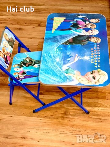 Детска маса и стол с картинка, снимка 12 - Мебели за детската стая - 30911646