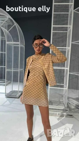 рокля и жилетка, снимка 2 - Рокли - 51410667