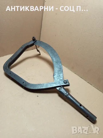 Соц Стар Ръчно Кован Нож За Сено., снимка 7 - Антикварни и старинни предмети - 49441862