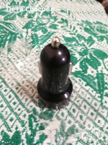 Зарядно за телефон за запалка с 2 USB type A изхода и индикатор на напрежение, снимка 3 - Друга електроника - 51619197