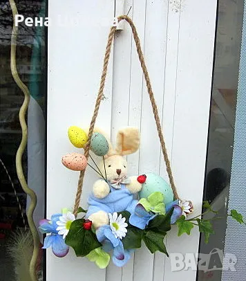 Седнало зайче на люлка, снимка 4 - Детски люлки - 49517940