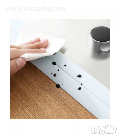 САМОЗАЛЕПВАЩА УПЛЪТНИТЕЛНА ЛЕНТА ЗА МИВКА, БАНЯ, ВАНА 3.2М Х 3.8СМ - код 3021, снимка 2 - Други стоки за дома - 33898340