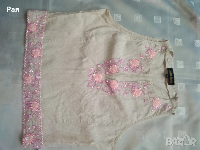 Дамски комплект от две части (потник и панталон) на марката L'altra Moda, изработен от 100% лен., снимка 7 - Комплекти - 50685064