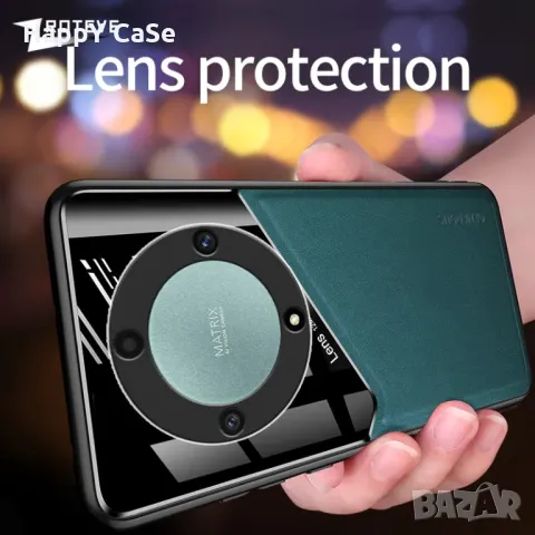 Honor Magic 7 Lite / GENEROUS Кожен кейс гръб калъф с магнит, снимка 3 - Калъфи, кейсове - 49455569