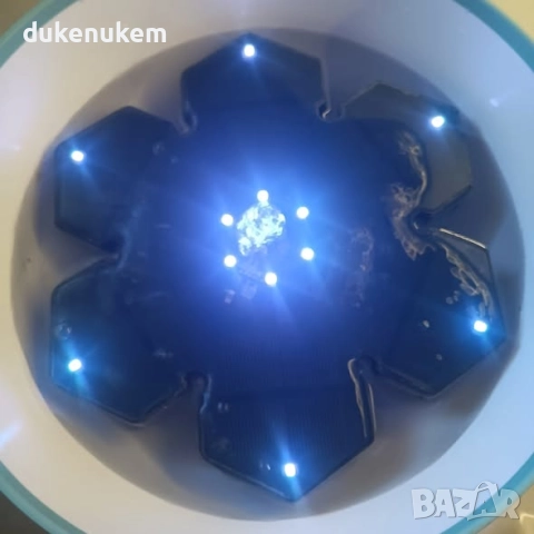 SZMP Соларен фонтан с 12 LED светлини, със забележка, снимка 11 - Градински мебели, декорация  - 52410039