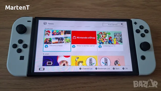 Nintendo Switch OLED 64 GB - бял, модчип, екстри, снимка 6 - Nintendo конзоли - 56072227