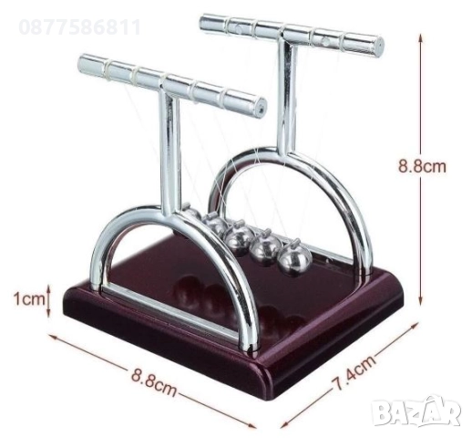 ЛЮЛКАТА/ МАХАЛО НА НЮТОН.БЛЪСКАЩИ ТОПЧЕТА.ПЕРПЕТУУМ МОБИЛЕ.СТИЛЕН АКСЕСОАР ЗА БЮРО PERPETUUM MOBIL +, снимка 3 - Други - 51631908