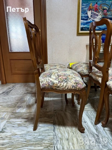 Барокови столове, снимка 3 - Столове - 50693668