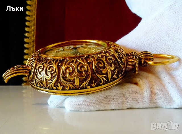 Lancel френски механичен часовник,позлата. , снимка 7 - Антикварни и старинни предмети - 30407839