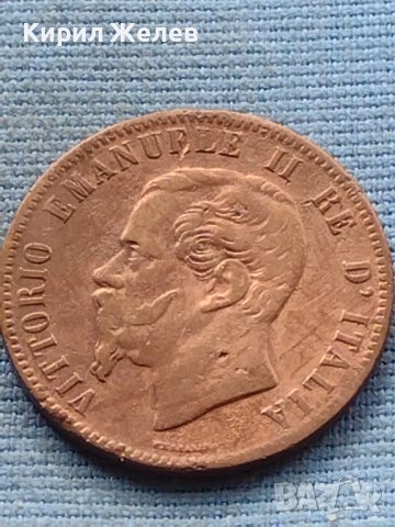 Монета 10 чентезима 1863г. Италия Виктор Емануил втори 28191, снимка 4 - Нумизматика и бонистика - 42739432