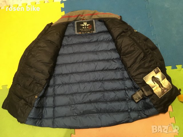 ''NZA New Zealand Auckland''оригинално мъжко пухено яке Л размер, снимка 6 - Якета - 35333098