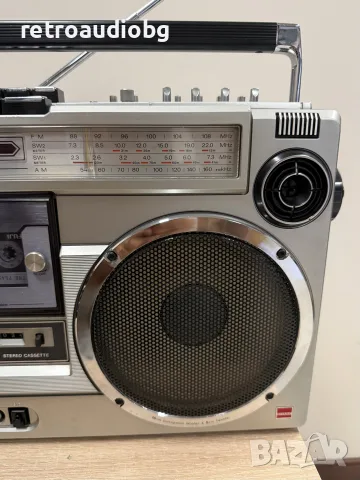 🔈Ретро колекционерски радиокасетофон SHARP GF-9191 - Boombox - профилактиран🔈, снимка 6 - Радиокасетофони, транзистори - 56019572