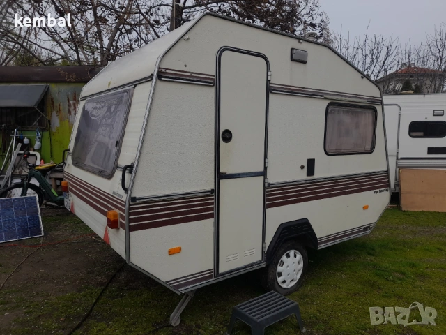 Kip малка каравана - 3,20 метра РЕГИСТРИРАНА, снимка 9 - Каравани и кемпери - 54015639