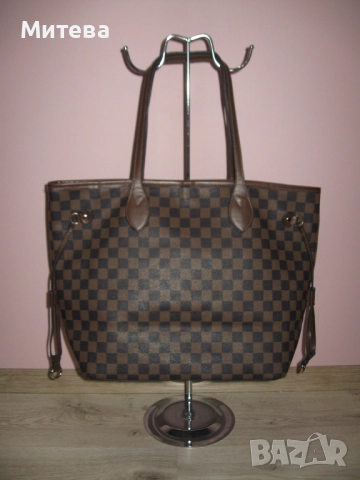 Дамска кожена голяма чанта, снимка 3 - Чанти - 52676515