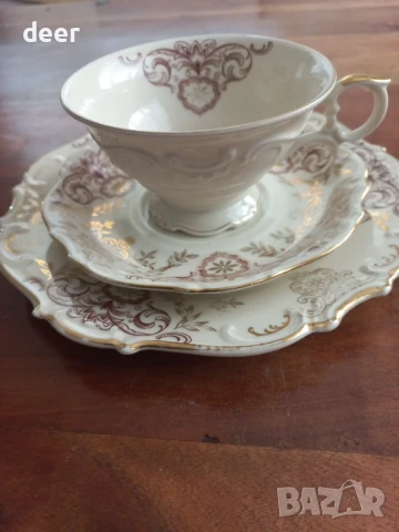 Баварска старина порцеланова чаша, снимка 4 - Чаши - 50941707