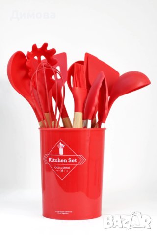 К-т прибори силикон Промо цена, снимка 8 - Прибори за хранене, готвене и сервиране - 42648813