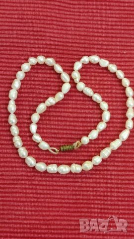 Старо колие, гердан, огърлица, естествени перли., снимка 2 - Колиета, медальони, синджири - 40696620