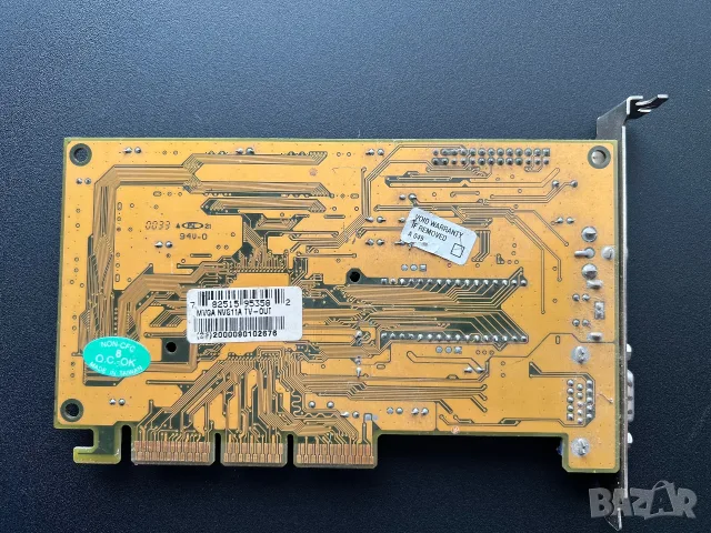 Ретро видеокарта NVIDIA GeForce 2 MX 32MB (AGP) – TV-Out / VGA, снимка 4 - Видеокарти - 56258853