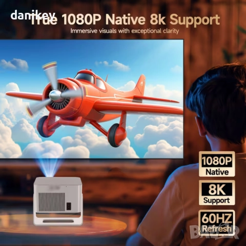 Нов проектор Magcubic HY350MAX – мощен, компактен, идеален за дома, снимка 9 - Плейъри, домашно кино, прожектори - 52921087