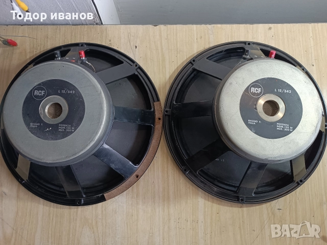EV-12инча ,RCF-15 по 2броя, снимка 8 - Тонколони - 49965836