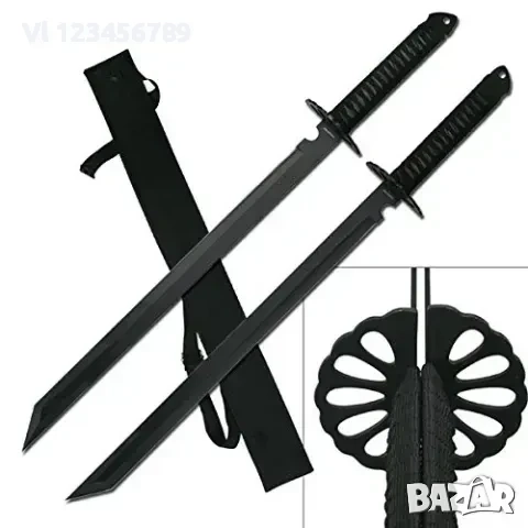 Комплект от 2 Катани Ninja Samurai 26" меч, сабя