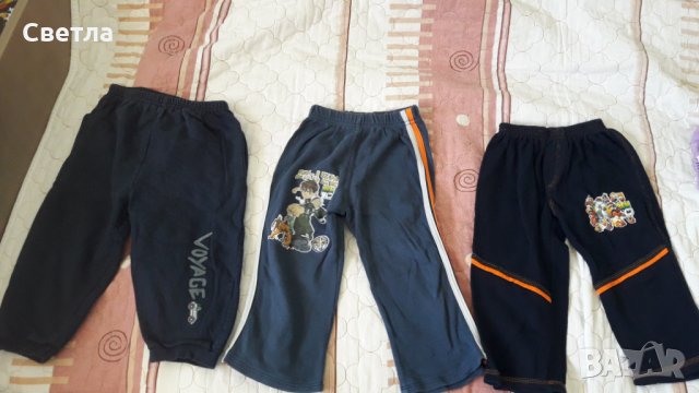 Памучни спортни долнища за ръст 92