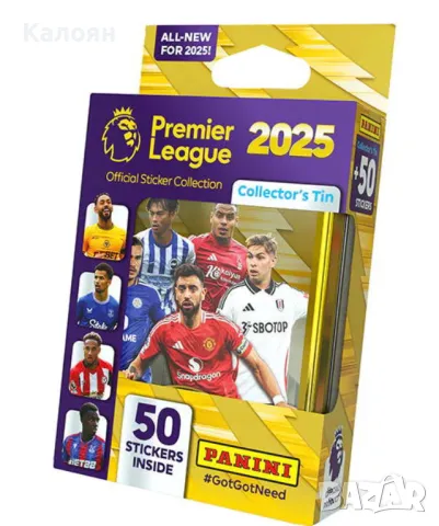 Албум за стикери Премиър лийг футбол 2025 (Panini English Premier League 2024-2025), снимка 2 - Колекции - 48862797