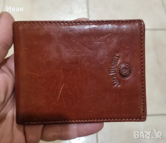 Мъжки портфейл естествена кожа Jack Daniel's 