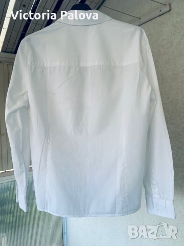 Модерна бяла риза, снимка 4 - Ризи - 40513376