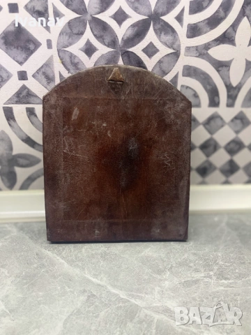 Старинно огледало с кожена рамка, снимка 3 - Антикварни и старинни предмети - 53956498