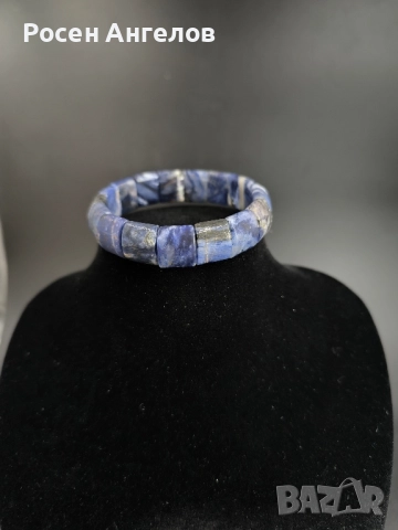 Гривна Естествен Лазурит , снимка 6 - Гривни - 52198246