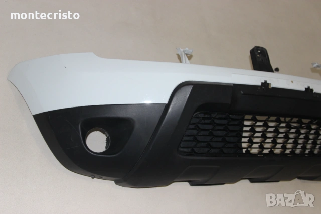 Предна броня Dacia Duster facelift (2014-2017г.) 620220030R с отвори за халогени, снимка 2 - Части - 53994145