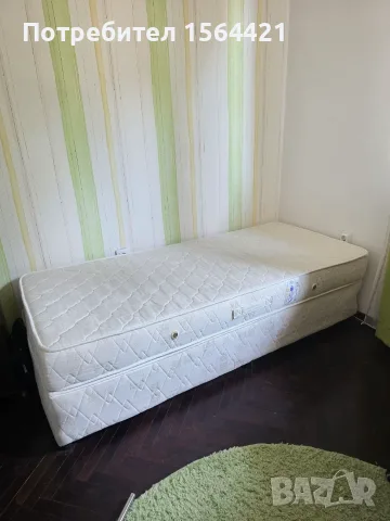 Основа на легло с матрак, 82/200 см, снимка 2 - Спални и легла - 56084493