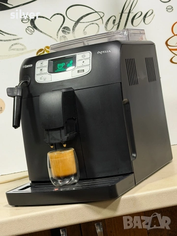 Кафемашина кафе автомат Saeco INTELİA с гаранция, снимка 8 - Кафемашини - 53208353