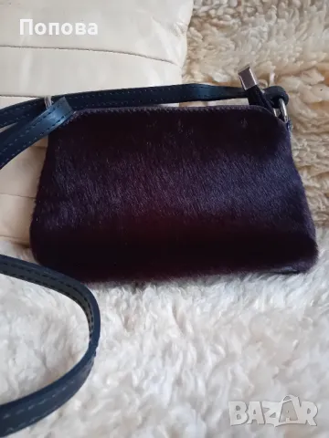 "Vera Pelle" естествена кожа малка чанта, снимка 7 - Чанти - 49235671