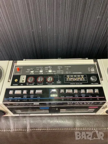 SANYO M-W24K VINTAGE RETRO BOOMBOX радио касетофон, снимка 7 - Радиокасетофони, транзистори - 55896320