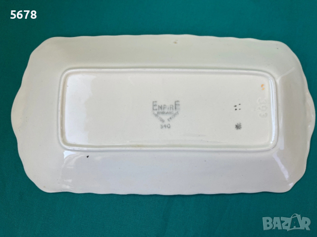 Старо английско плато, снимка 5 - Антикварни и старинни предмети - 53897553