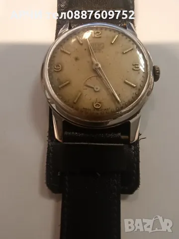 UMF Ruhla 15 Jewel German-Made Cal 24 Movement, Manual 33mm Рухла Немски часовник, снимка 3 - Мъжки - 49823710