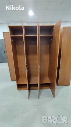 Гардероби за съблекалня с 3 - 4 врати 120/45/201см, гардероб за дрехи, снимка 8 - Гардероби - 51956083