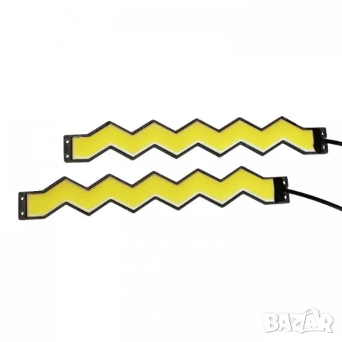 Комплект дневни светлини COB 12V 6000K, снимка 2 - Аксесоари и консумативи - 55864524