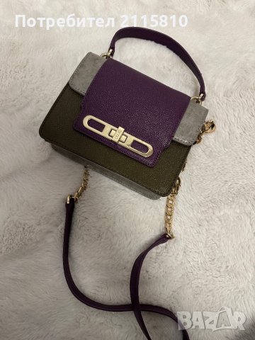 Дамска елегантна чанта с подвижна дръжка , снимка 1