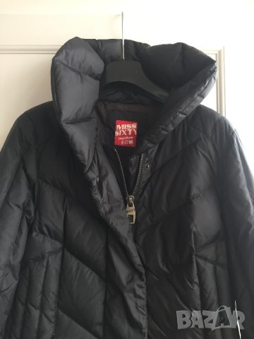 Дамска пухенка MISS SIXTY оригинал, size S, 100% гъши пух, дълго, дебело и топло, като ново , снимка 3 - Якета - 27412541