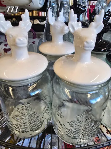 коледни стъклени буркани, снимка 3 - Други - 47733278