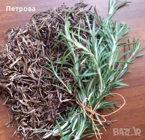 Изсушени листа от розмарин