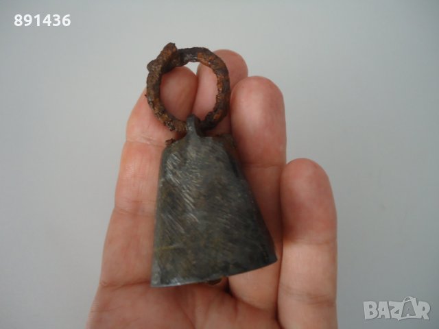 Старо бронзово звънче камбана камбанка, снимка 2 - Колекции - 29665591