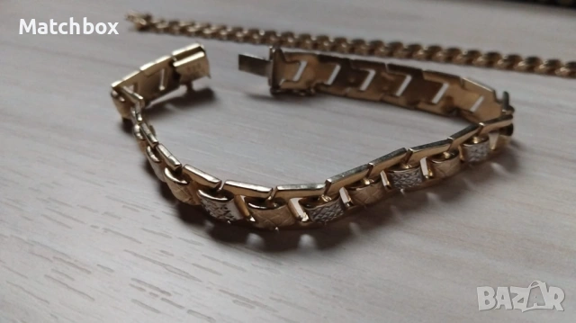 Златни гривни , обеци 585 - 80 евро , снимка 5 - Гривни - 51919288