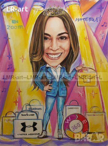 Рисувам ръчно КАРИКАТУРИ, ШАРЖ от снимка по ваш избор, професионално, снимка 9 - Картини - 44366197